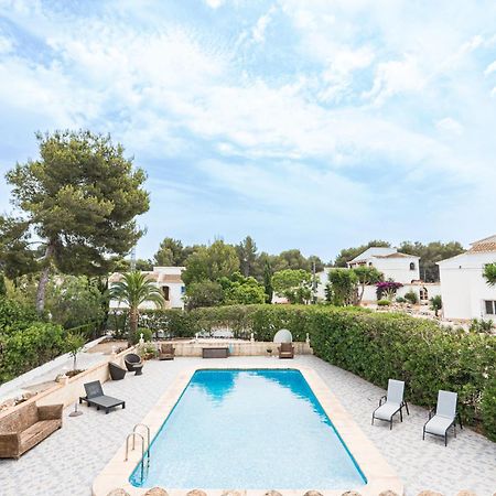 Casa Maria Top Floor Studio Apartment With Swimming Pool Jávea Esterno foto