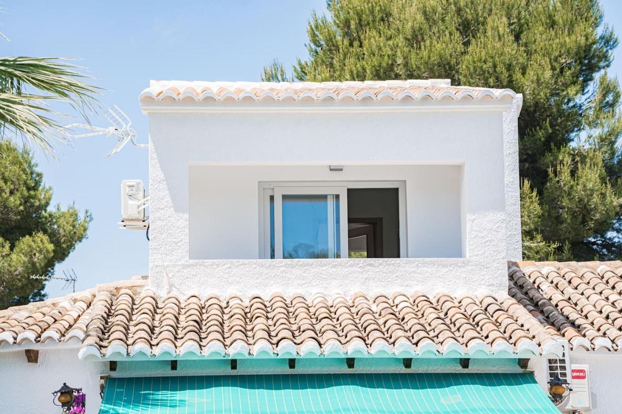 Casa Maria Top Floor Studio Apartment With Swimming Pool Jávea Esterno foto