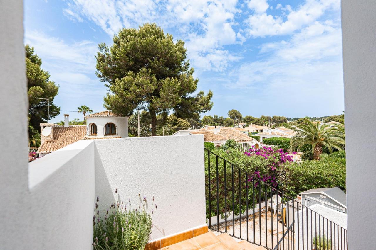 Casa Maria Top Floor Studio Apartment With Swimming Pool Jávea Esterno foto