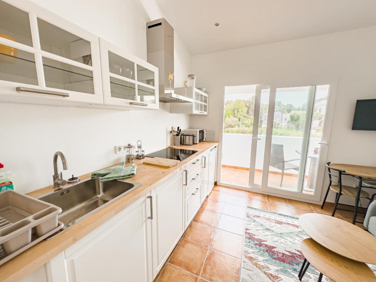 Casa Maria Top Floor Studio Apartment With Swimming Pool Jávea Esterno foto