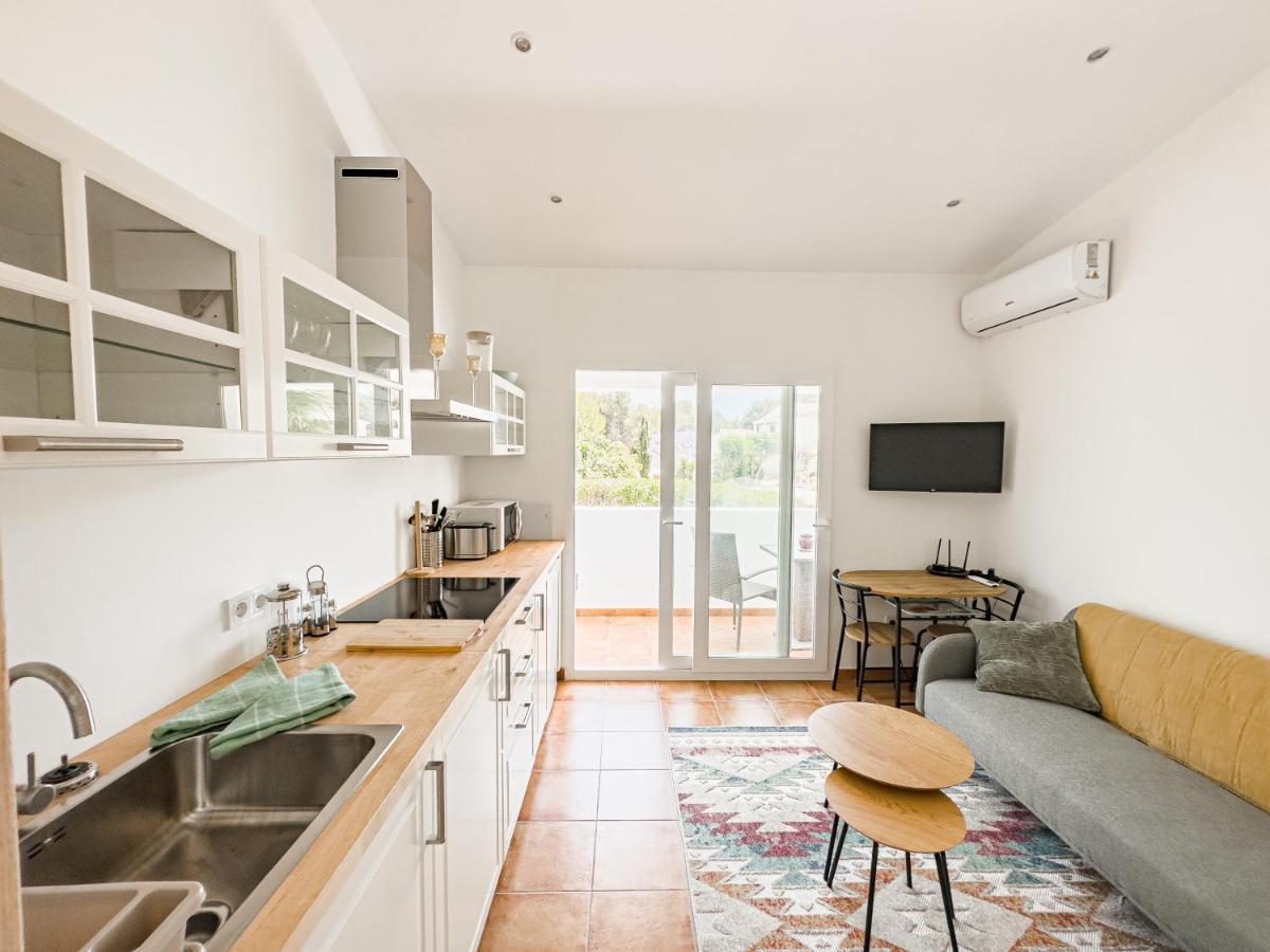 Casa Maria Top Floor Studio Apartment With Swimming Pool Jávea Esterno foto