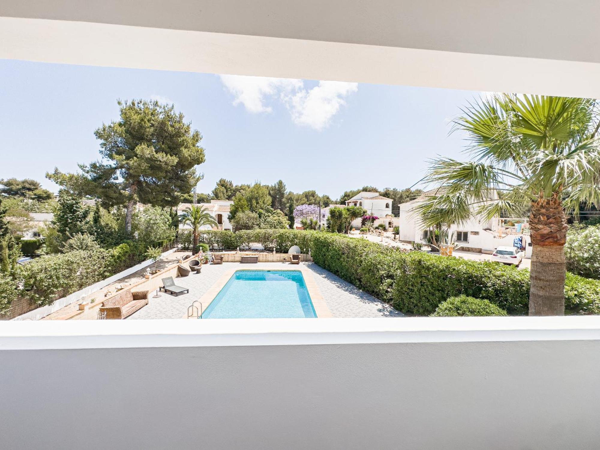 Casa Maria Top Floor Studio Apartment With Swimming Pool Jávea Esterno foto