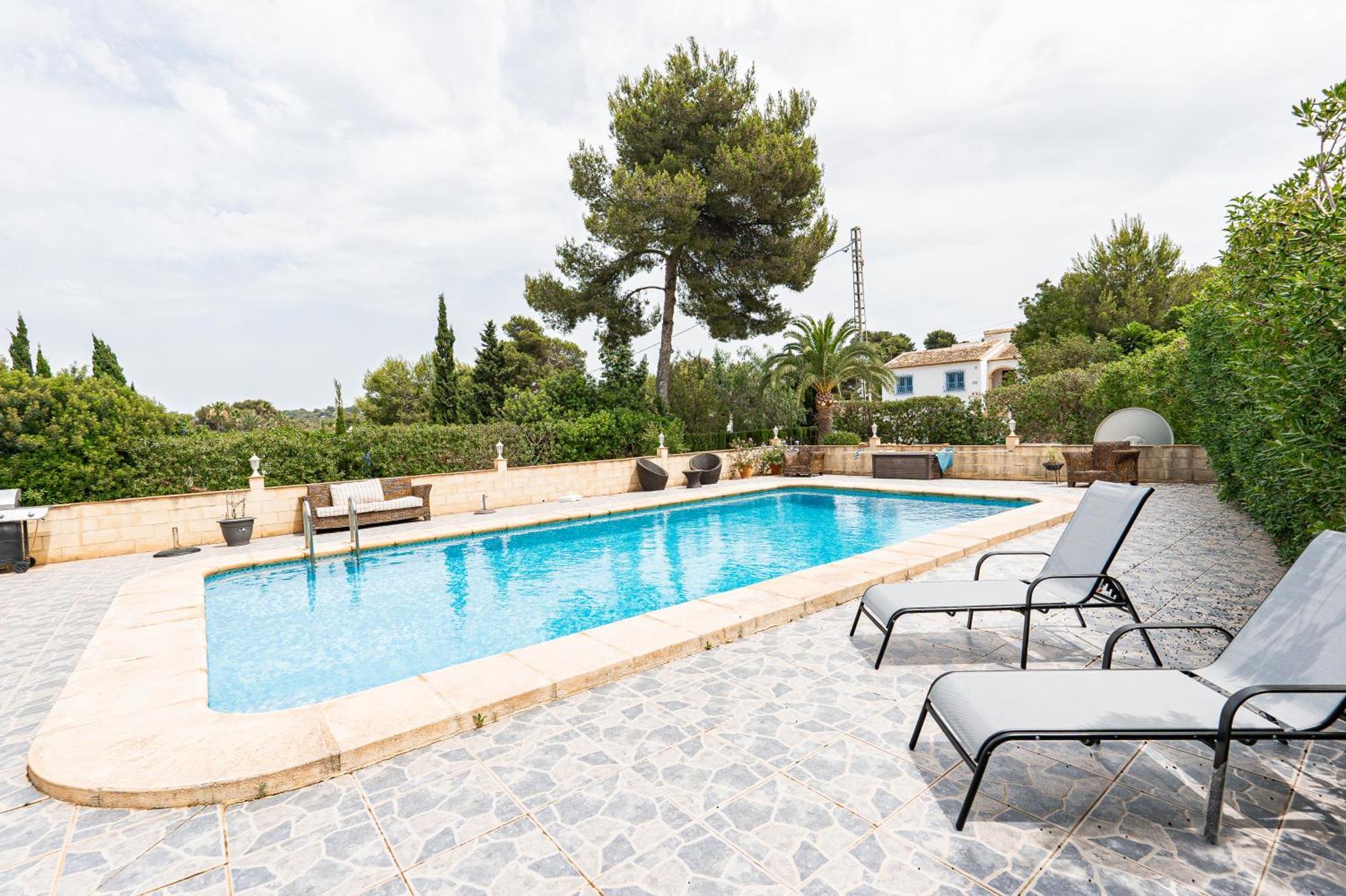 Casa Maria Top Floor Studio Apartment With Swimming Pool Jávea Esterno foto