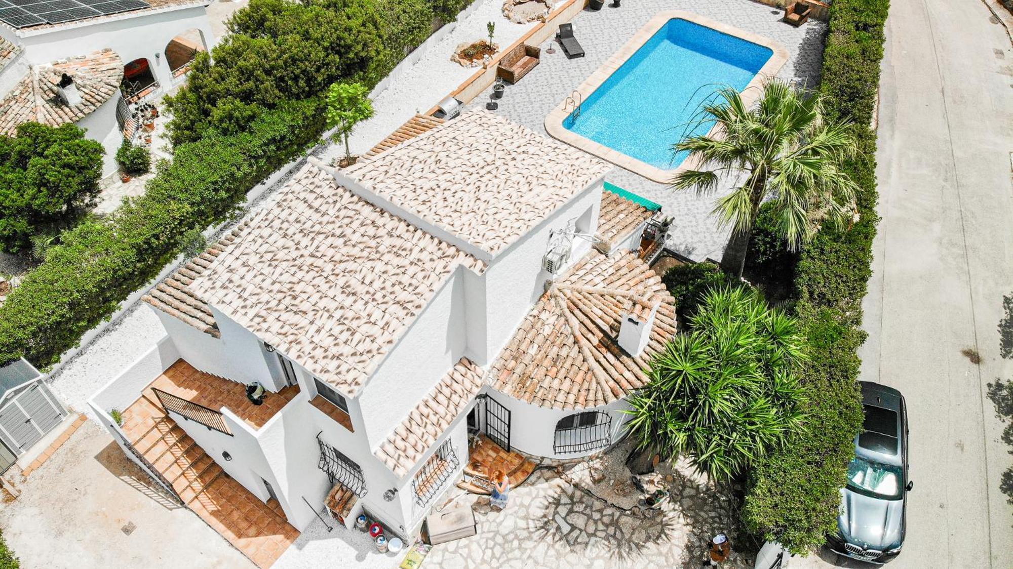 Casa Maria Top Floor Studio Apartment With Swimming Pool Jávea Esterno foto