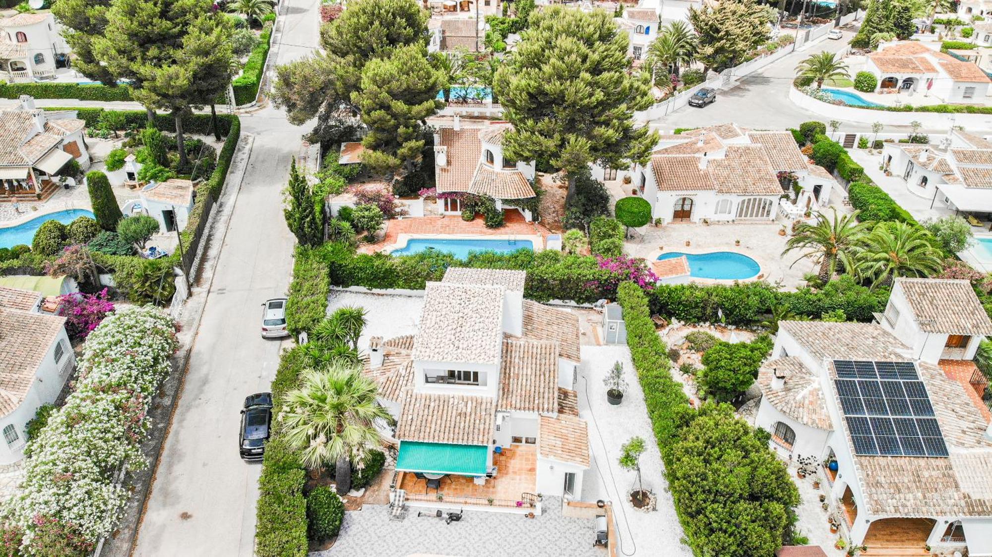 Casa Maria Top Floor Studio Apartment With Swimming Pool Jávea Esterno foto