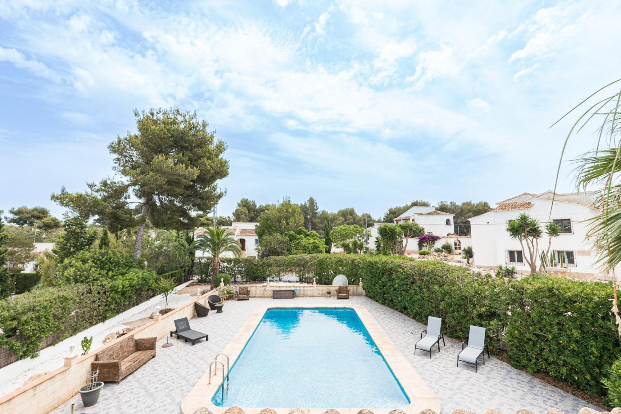 Casa Maria Top Floor Studio Apartment With Swimming Pool Jávea Esterno foto